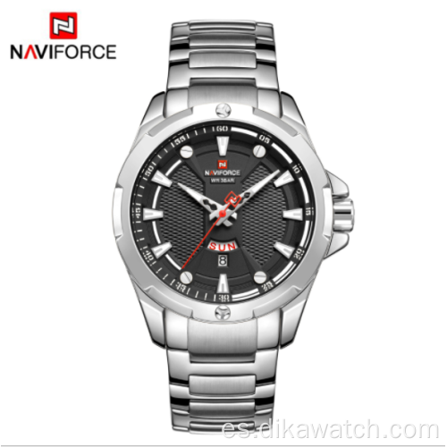 2020 nuevo NAVIFORCE 9161 reloj impermeable para hombres reloj electrónico deportivo de cuarzo para estudiantes